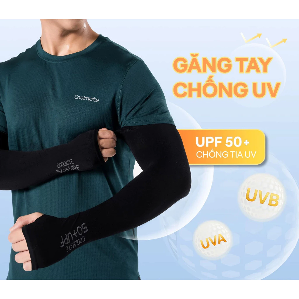 Găng tay đa năng chống UV, găng tay thể thao co giãn, thấm hút mồ hôi tốt Coolmate