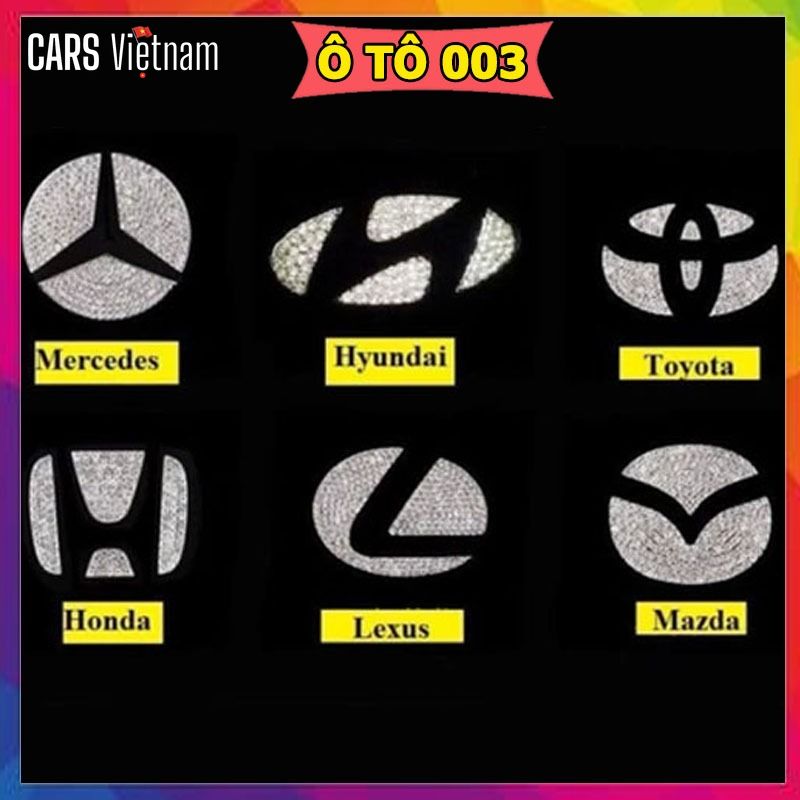 Đính đá logo vô lăng ô tô cao cấp, sang trọng cho xe hơi tại Cars Việt Nam